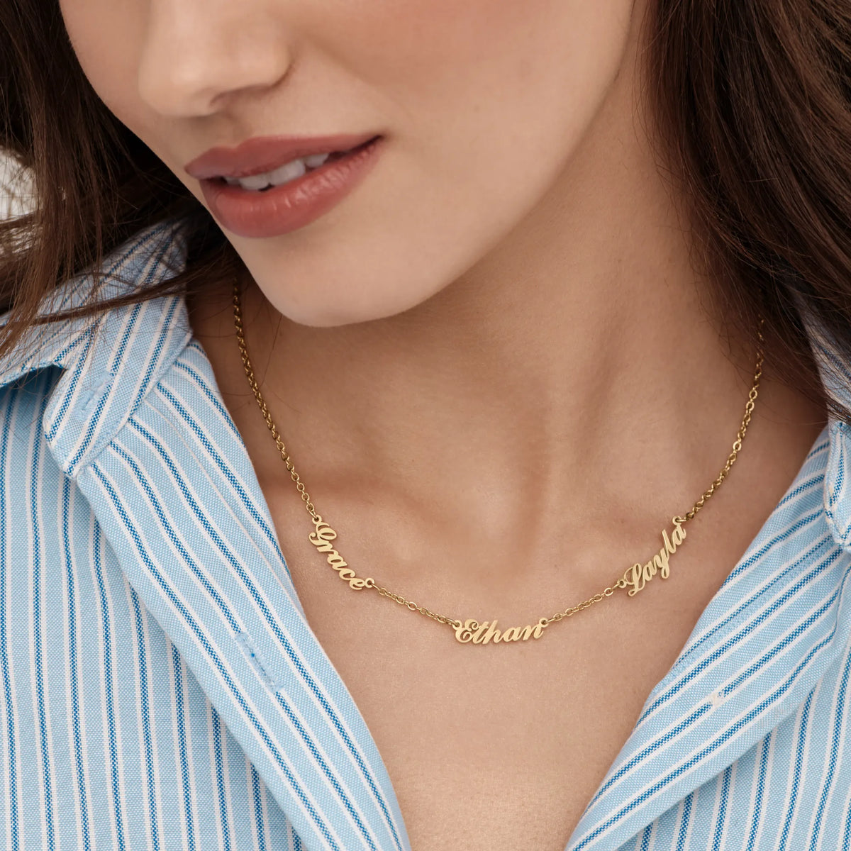 Multiple Name Necklace