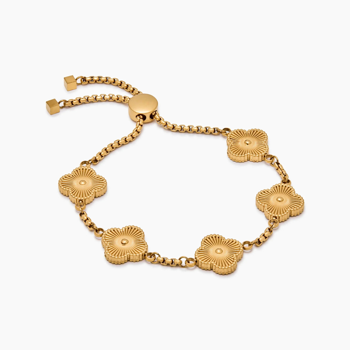 Mother Of Pearl Clover Bracelet