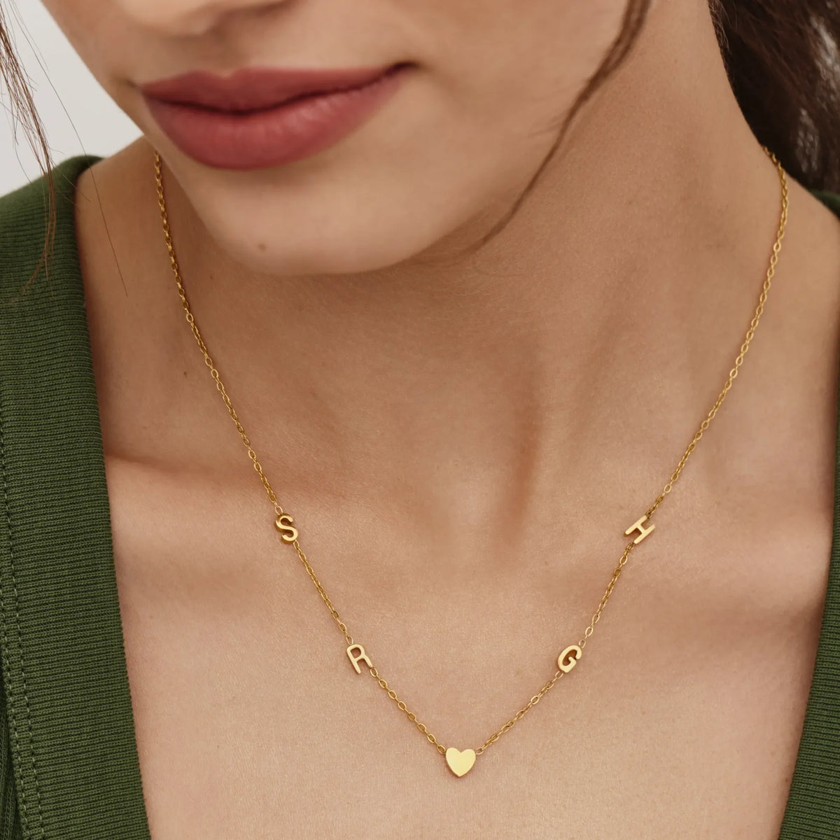Multi Initial Necklace