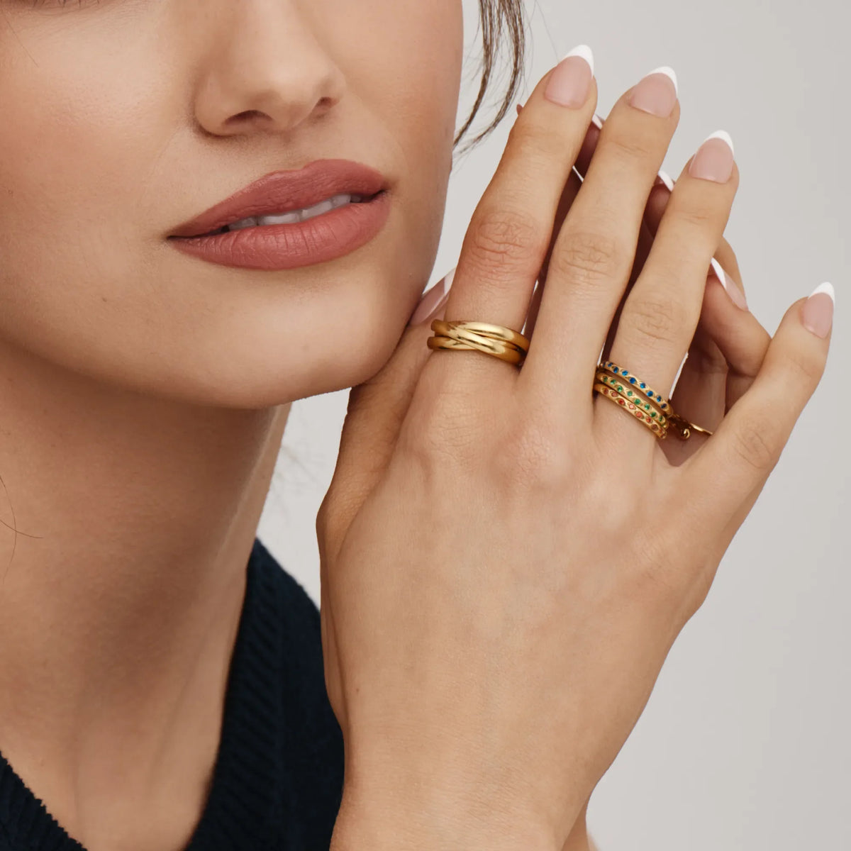 Celestial Birthstone Ring
