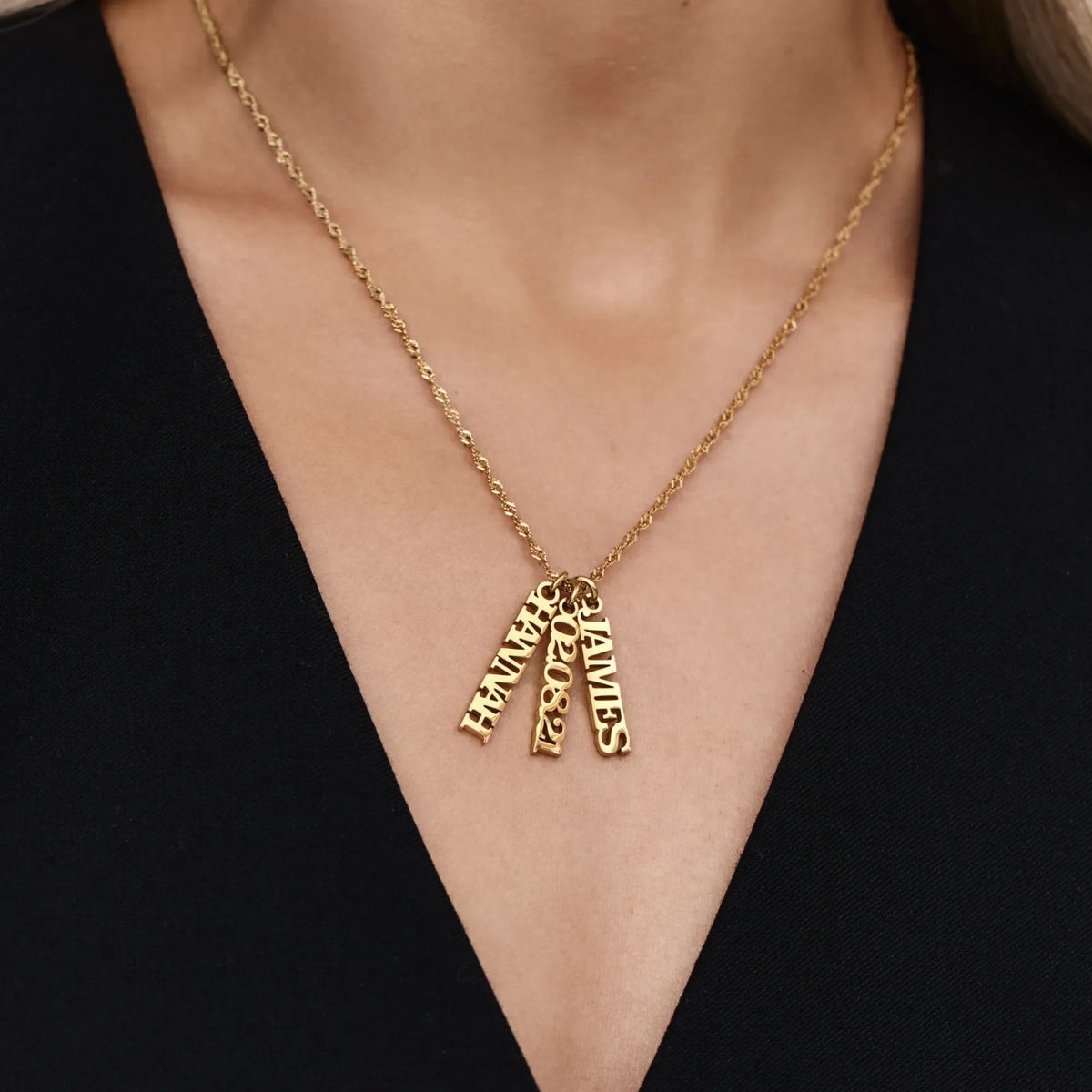 Singapore Multi Name Necklace