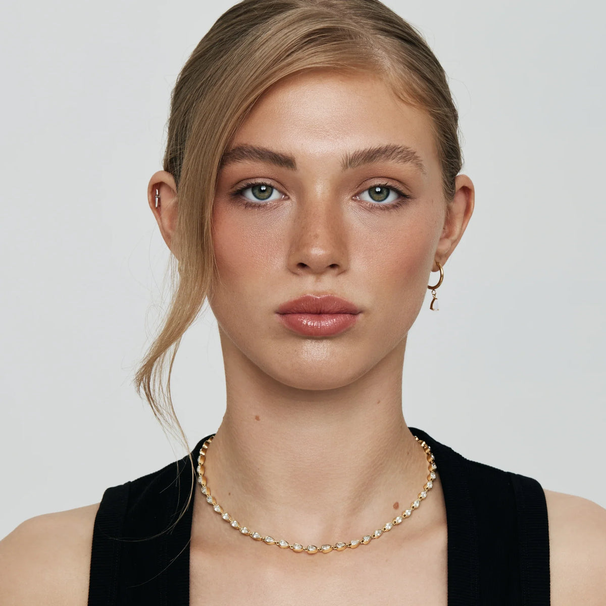 Teardrop Tennis Necklace