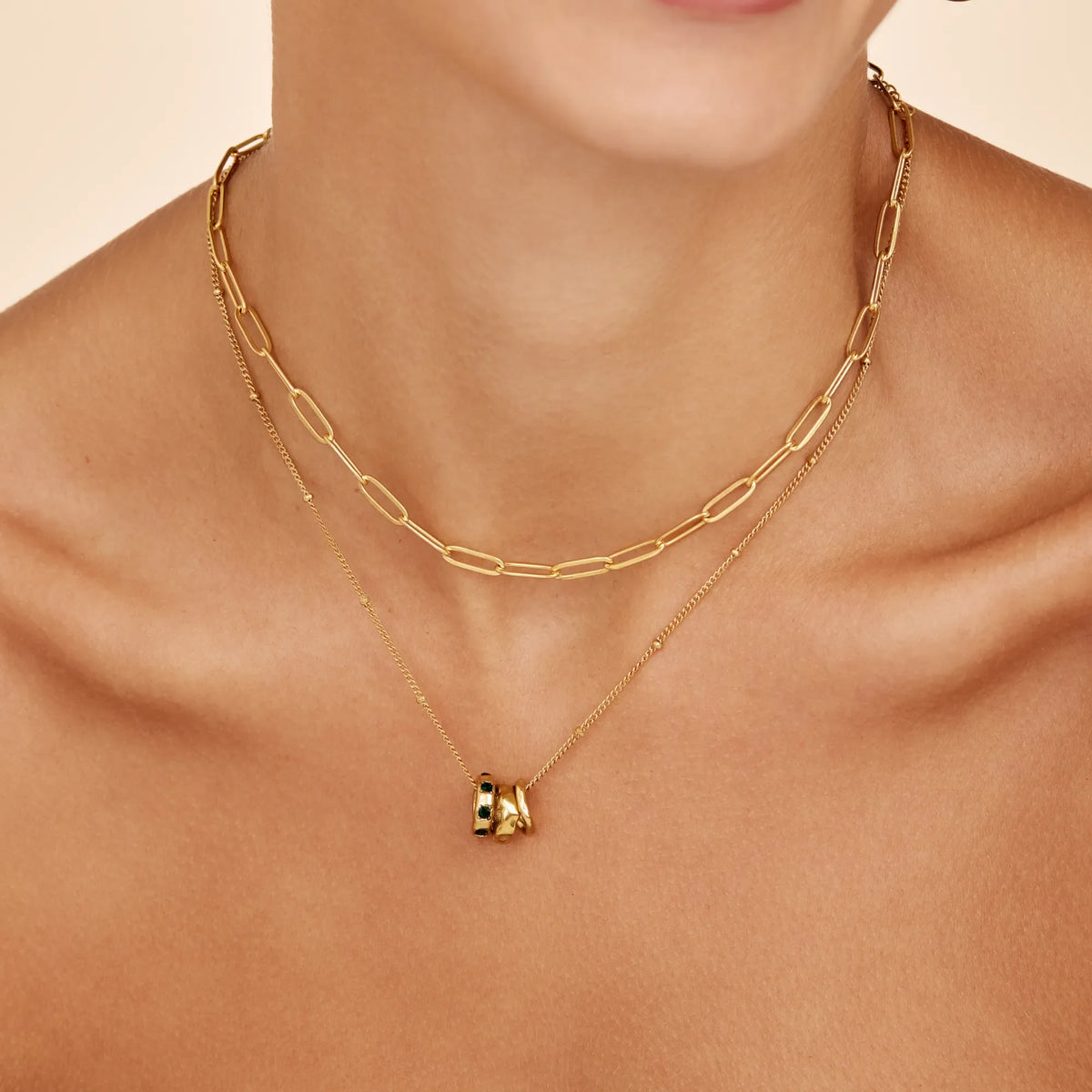 Amara Trio Pendant Necklace