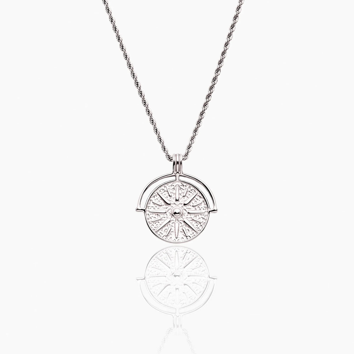 Compass Medallion Necklace